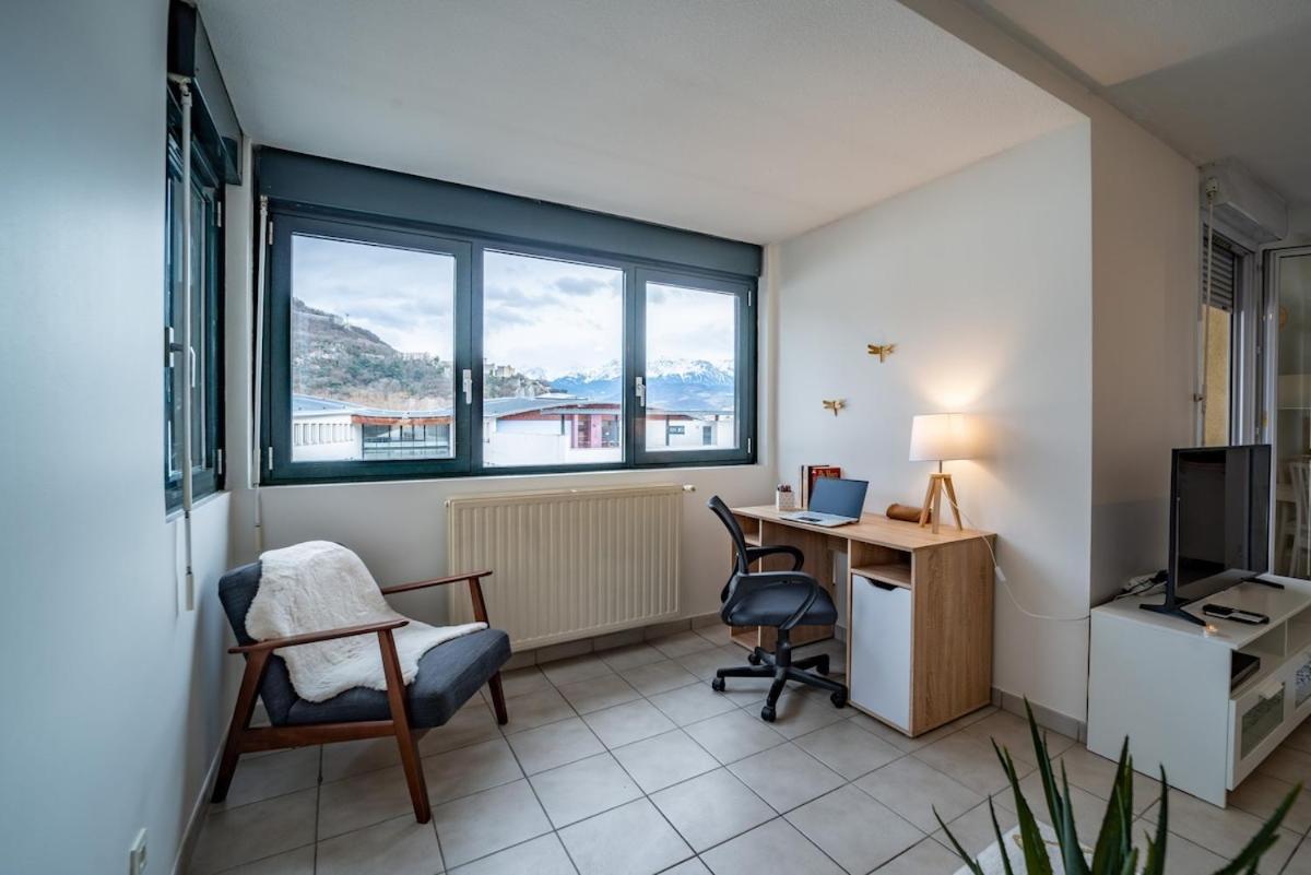 Standing Europole, Garage Prive, Calme, Netflix Lägenhet Grenoble Exteriör bild
